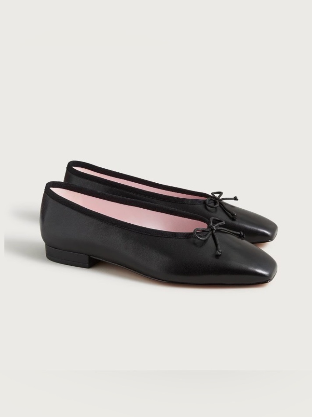 J.Crew. Sophie ballet flats in Napa leather.Black.10.NWT.